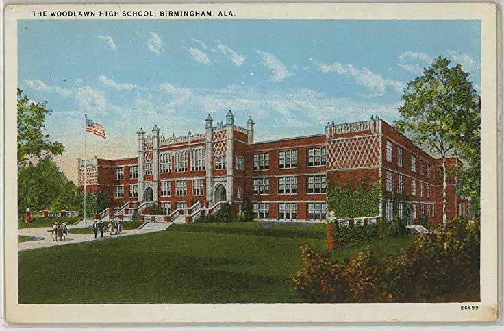 Woodlawn High School_1920s postcard